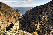 Hania, the Akrotiri peninsula. From the Gouverneto monastery a path leaves to the north and enters an impressive and majestic gorge called Avlaki.